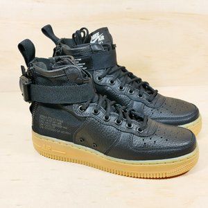Nike SF Air Force 1 Mid Black Brown NEW